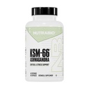 NutraBio Ashwagandha KSM-66 | Ashwagandha Herbal Supplemento per Stress, Mood, & Performance | 600 MG di Clinically Studied KSM66 60 capsule