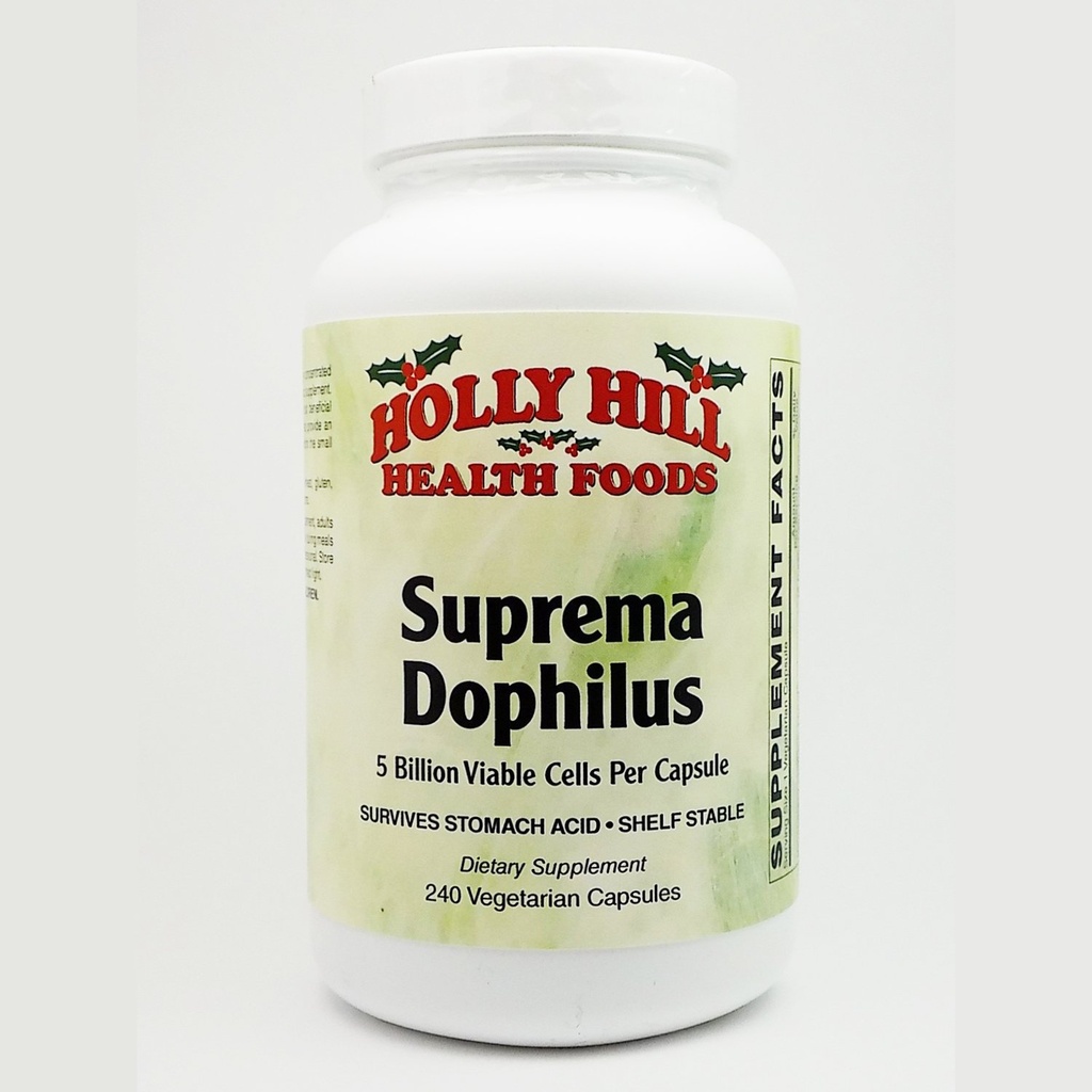 Holly Hill Health Foods, Suprema Dophilus, 240 capsule vegetariane