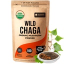 Polvere di funghi di Chaga organico - polvere fine per fare il tè Chaga per la difesa immunitaria e più energia, Chaga organico è coltivato selvatico e in modo sostenibile raccolto in Europa, certificata USDA Organic, 100 porzioni