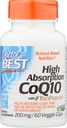 Migliore alto assorbimento del medico CoQ10 capsule vegetali, 200 mg, 60 conte