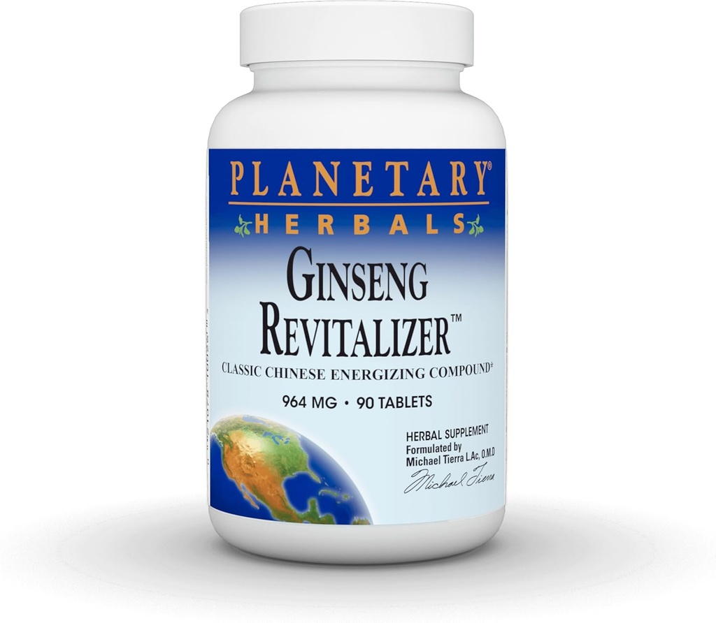 Ginseng Revitalizer, Classic Chinese Energizing Compound*, 964 mg - 90 compresse