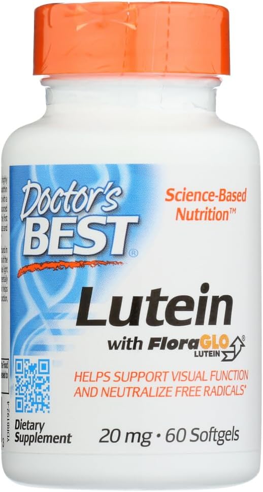 Miglior Lutein del dottore per la salute degli occhi - 20 MG (60 Softgels)