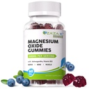 ZA'ZA K ORGANICS Magnesio Ossido Gummies, Magnesio Ossido 500mg con Ashwagandha & Vitamina B12 per il sonno, Nerve, Muscolo, Bone e salute del cuore, Magnesio Chewable Supplement per bambini adulti, Vegan, 60