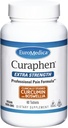 EuroMedica Curaphen Extra Strength - 60 Tablets - Formula professionale - Curcumina Potente & Boswellia con DLPA & Nattokinase - Altamente assorbibile - 60 Serve