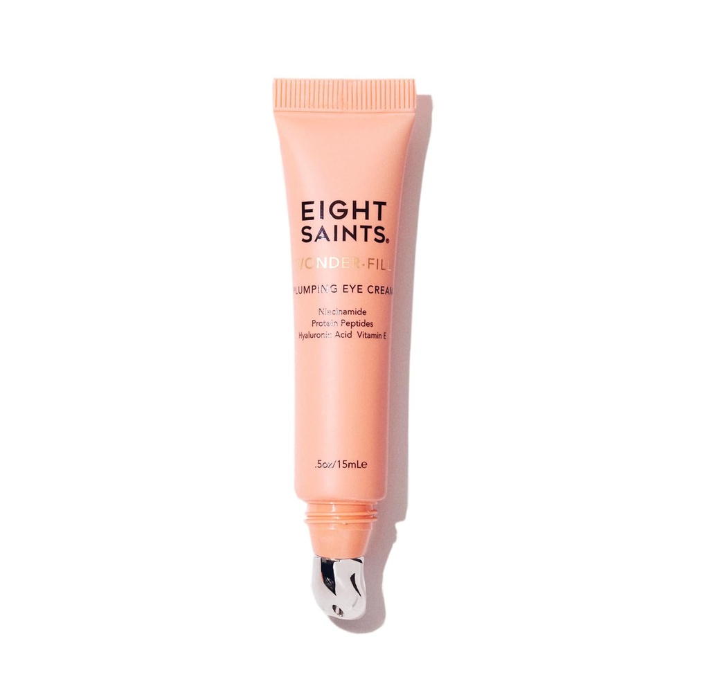 Otto Santi Wonder-fill Plumping Eye Cream, naturale e organico Anti invecchiare sotto la crema per gli occhi a Plump Skin, Ridurre le rughe, le linee sottili, e Under Eye Bags, Dark Circles Under Eye Treatment, 0.5 Ounces