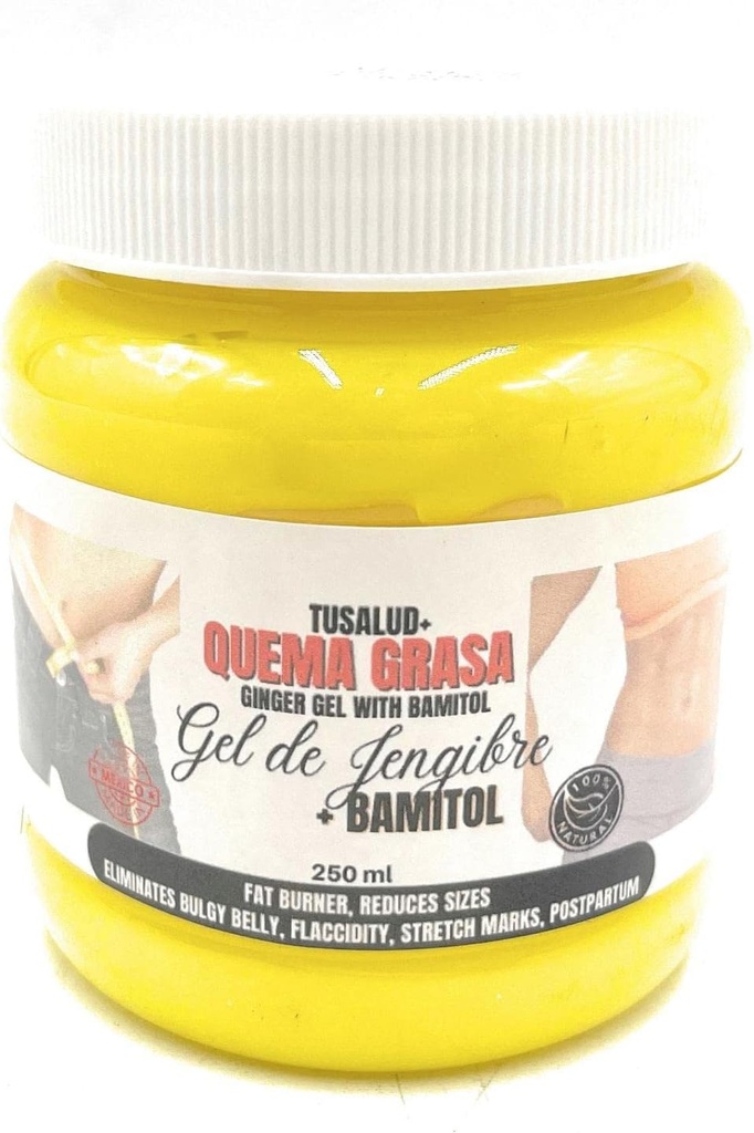 Ginger & Bamitol Slimming Body Gel – Riduttore grasso naturale, 8.45 fl oz