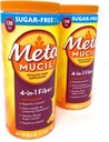 Metamucil Sugar Free Fiber Supplemento, Orange Smooth 260 Serve