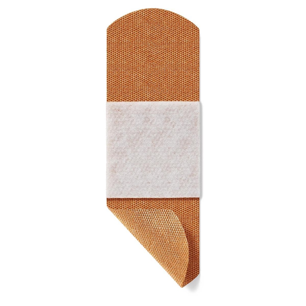 Banda rapida curata tessuto adesivo Bandages con facile applicazione Wrapper, Dimensione della fasciatura è 1 x 3 pollici, 100 conte