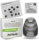Phonak Cap 4.0 Dome XSmall (0.18 pollici=4.5mm) -Genuine OEM Svizzera Sostituzione da Sonova, Hearing Aid Doms for Very Narrow Ear Sizes- 1 Pack / 10 Domes Totale