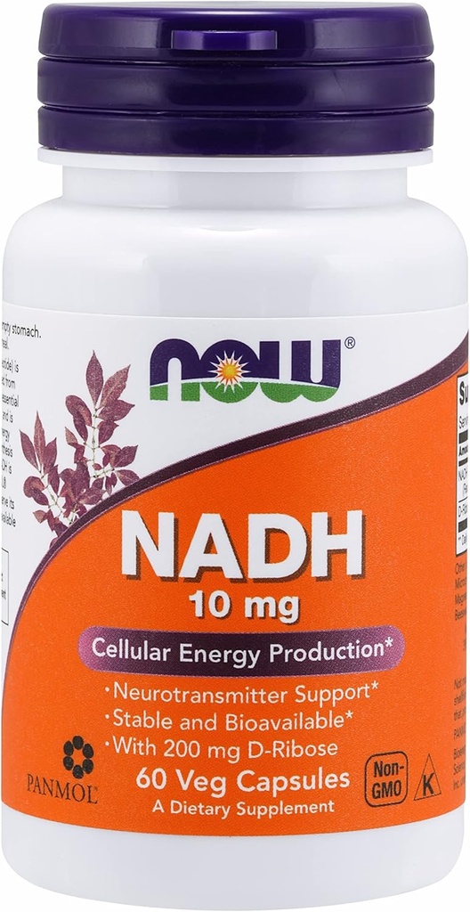 Ora Foods NADH con Ribose, 10 mg, 60 Vcaps