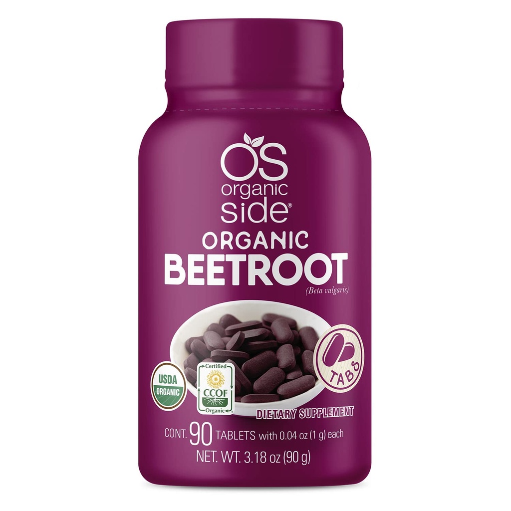 | Compresse di barbabietola | 100% Pure Organic | Boost Circulation & Energy | USDA Certified | Non-GMO, Plant-Based | 90 Compresse | per la salute e il benessere del cuore