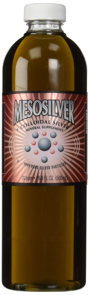 MesoSilver ® 20 ppm Argento Colloidale, 500 mL/16.9 Oz