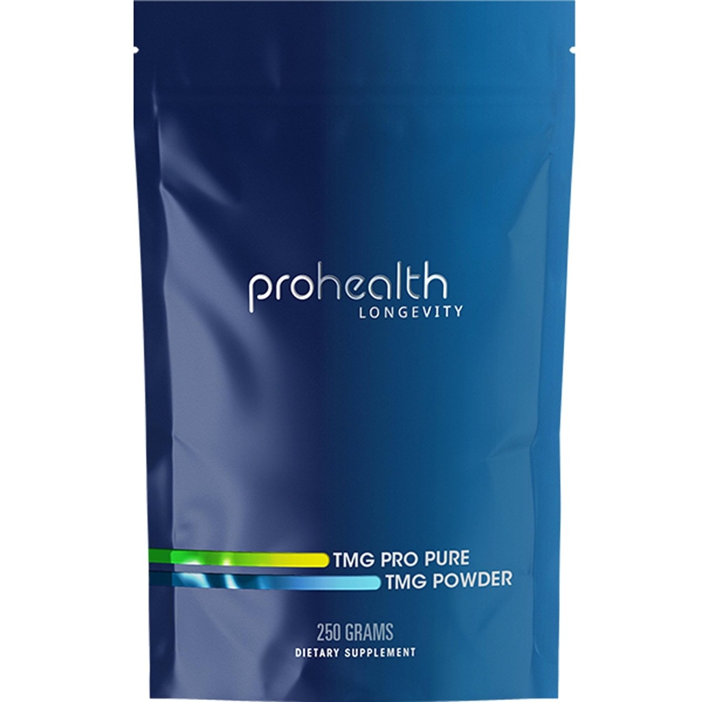 ProHealth TMG Aminoacido pressione sanguigna (Trimethylglycine - Betaine Anhydrous Supplement) - Supporto di metilazione 250 Grammi Bulk Powder Longevità
