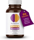 Stress & Relax, Mental Focus Supplement, Limone Balm Capsule con Ashwagandha per Uomo/Donna, Supporto giornaliero per il benessere, Pillole Ashwagandha con Ginseng, Camomilla & More, 60 Capsule