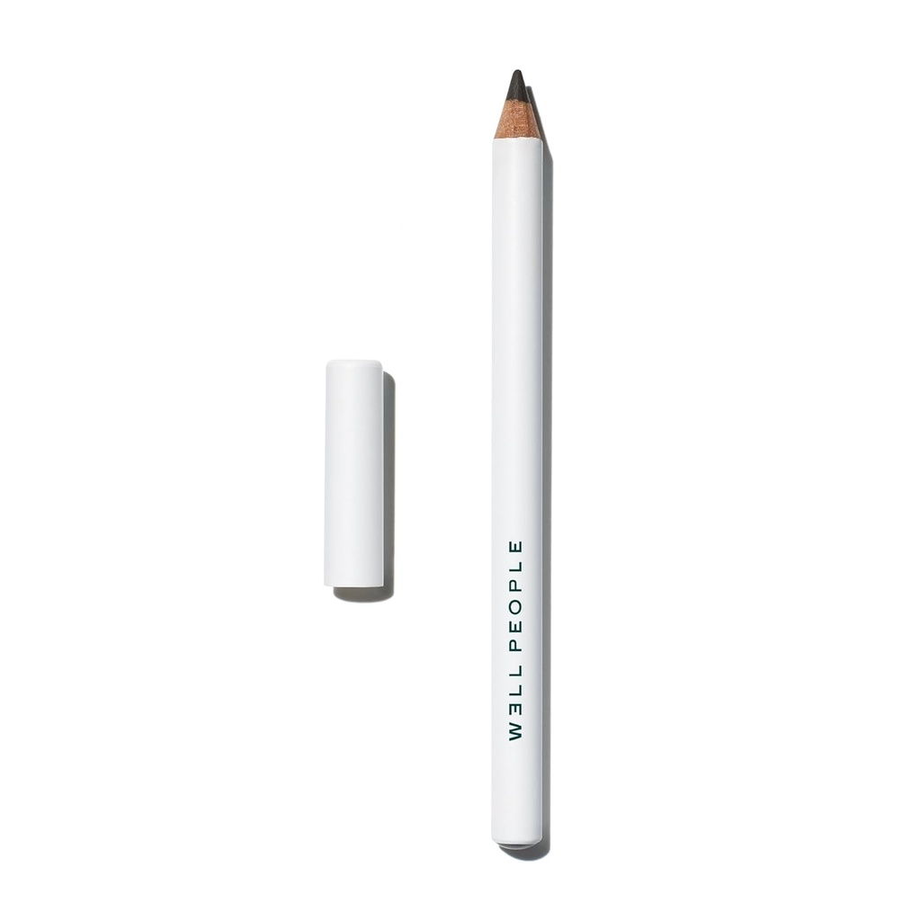 Well People Fresh Lines Matita per occhi, Matita per eyeliner ad alto pigmento per il rivestimento e la definizione degli occhi, resistente allo sbavamento, Vegan & Cruelty-free, Brown