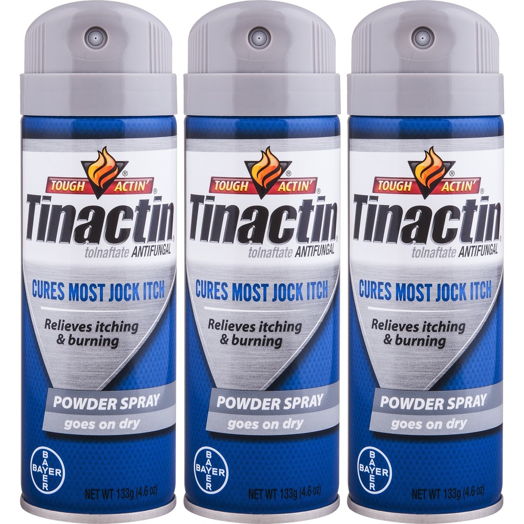 Tinactin Jock Itch Spray Polvere,4.6 oz. (Pacchetto di 3)
