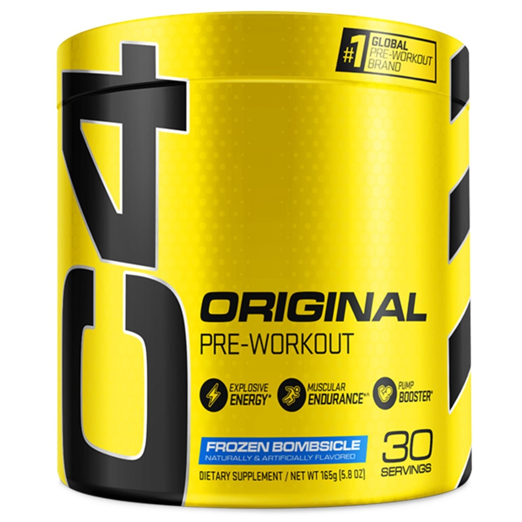 Cellucor C4 Original Pre Workout Polvere congelata Bombsicle Sugar Free Preworkout Energy per uomini e donne 150mg Caffeina + Beta Alanine + Creatina - 30 Serve (Packaging May Vary)
