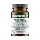 NutraMedix Vitamina D3 e K2 Integratore di Supporto Immune per Donne & Uomini - Aiutare la salute del cuore - Può Assistere con il metabolismo del calcio (90 capsule)