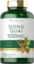 Carlyle Dong Quai Capsule | 1000mg | 250 Count | Non OGM e Gluten Supplemento gratuito | Herb tradizionale