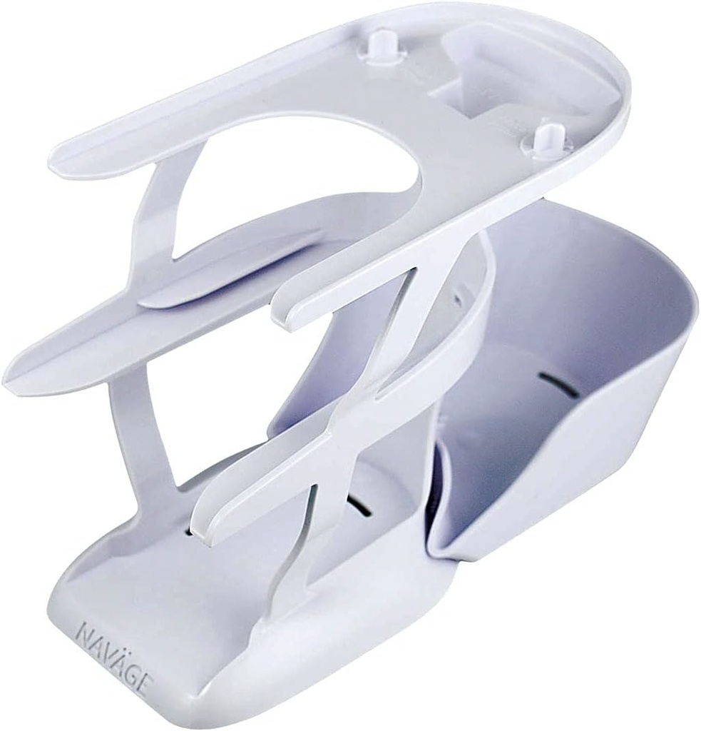 Navage Countertop Caddy - Storage Caddy Organizer per il Navage Nasal Irrigation System - 3-Tier Nose Cleaning Supplies Organizer with Detachable Tray - Plastic Caddy Only - Nasal Care Accessories