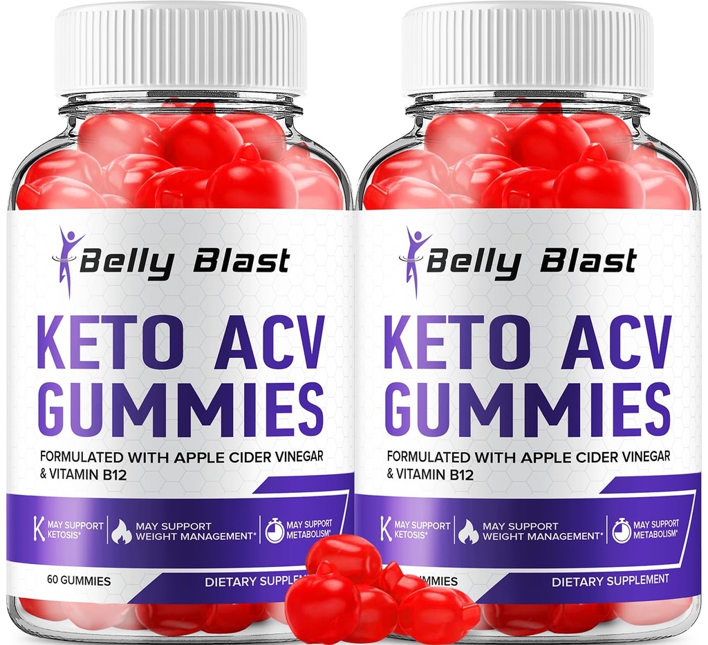 (2 Pack) Belly Blast Keto ACV Gummies - Advanced Formula Belly Blast Keto Plus ACV Gummies Aceto di sidro di mele, Gestione del peso, BellyBlast ACV Supplemento dietetico Recensioni Uomo Donne (120 Gummies)