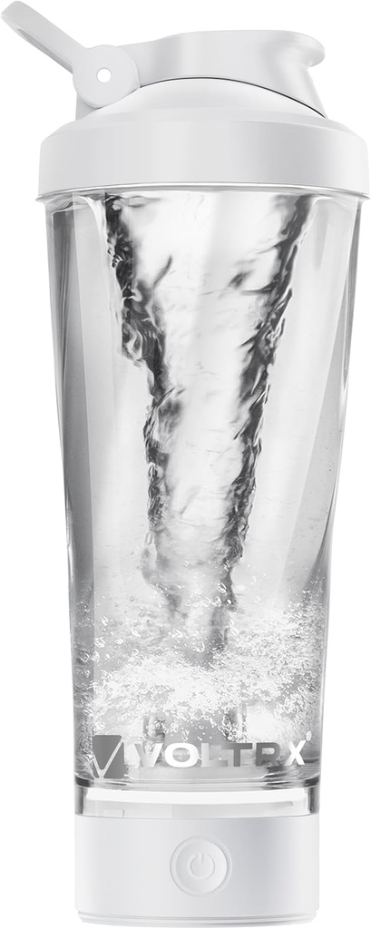 VOLTRX Premium Electric Protein Shaker Bottiglia, realizzata con Tritan - BPA Free - 24 oz Vortex Portable Mixer Cup/USB Tazze di Shaker ricaricabili per Protein Shakes