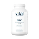 Vital Nutrients NAC 600mg | N-Acetyl Cysteine | Vegan NAC Supplemento | Antiossidante per Sinus, Liver, Immune e Respiratory Health* | Gluten, Dairy, Soy Free | 200 Capsule