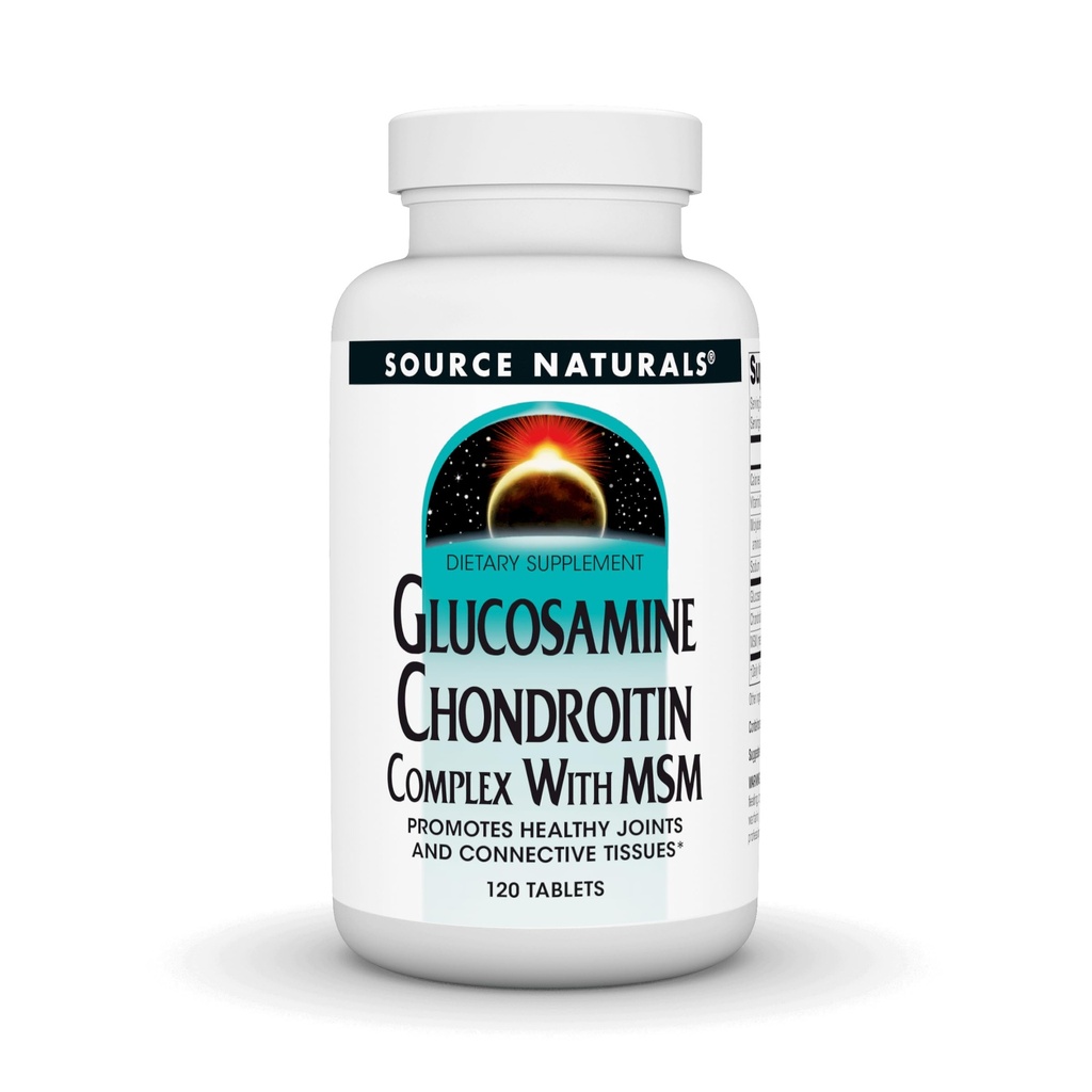 Fonte Naturals Glucosamine Chondroitin Complex con Msm - 120 compresse