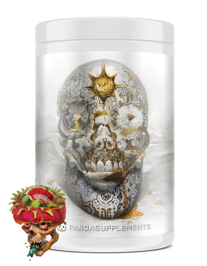 Teschio: Pre-allenamento nootropico, 403mg Caffeina, Tunnel Vision Focus,Pumps, Unparalled Energy (40 Scoops) (Dragonfruit Watermelon Candy) Skull Crusher