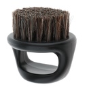 Salon Barber Legno Bristles Capelli Cuscinetto Detergente Spazzola Spazzola Spazzole Uomo Shaping Comb - Nero