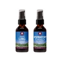 WishGarden Herbs Benessere Respirante Bundle - Deep Lung Bronchial Support Lung Cleanse & Detox + Respiratory Tonic Supports Long-Term Lung Resilience and Better Lung Efficiency, 2oz Bundle