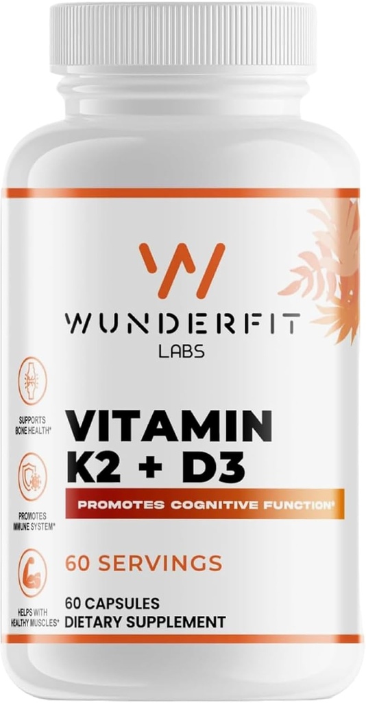 Vitamina K2 + D3, Capsule, 60 Serve