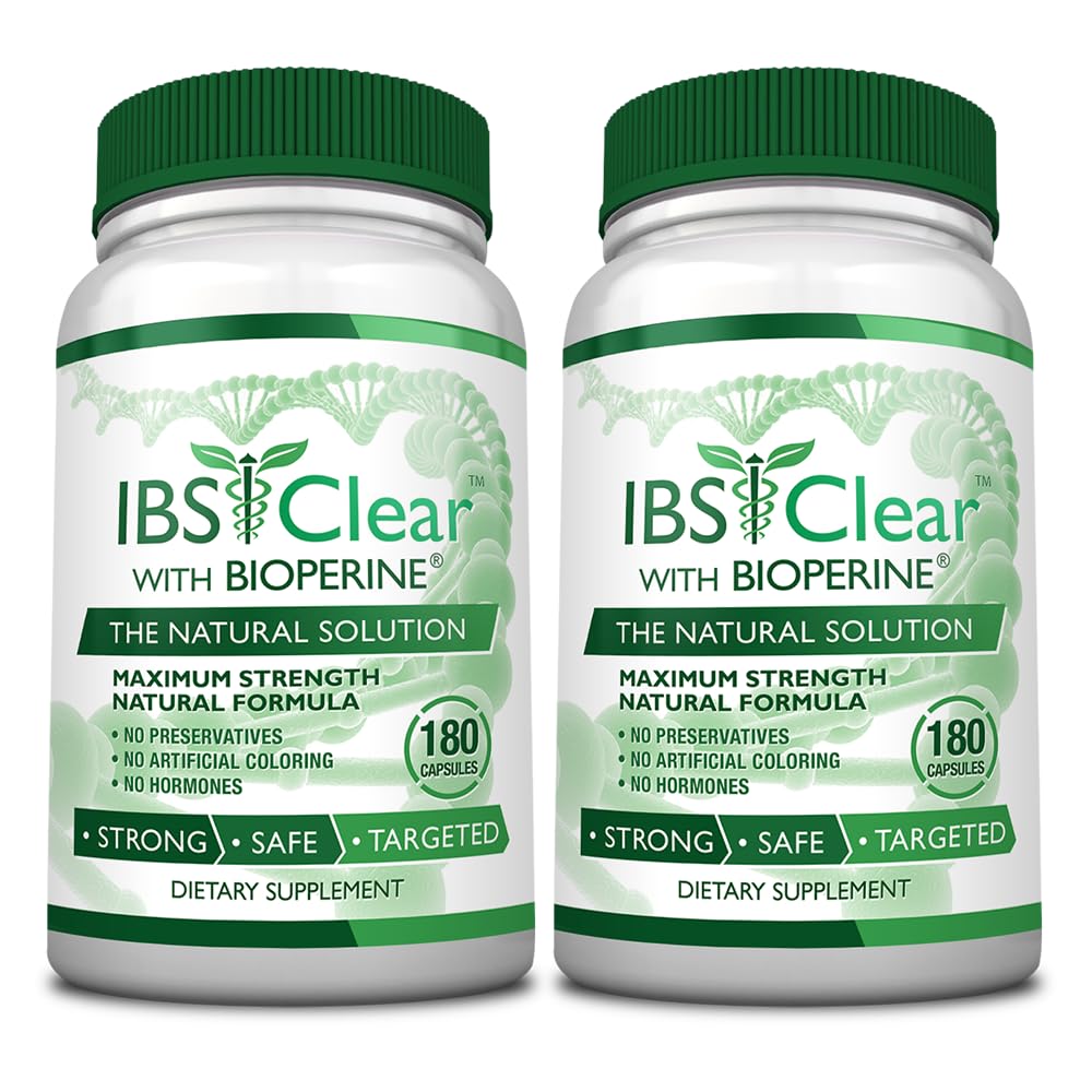 Supporto IBS - Vitamina D, Psyllium Husk, Fennel - 180 capsule - 3 mesi di fornitura