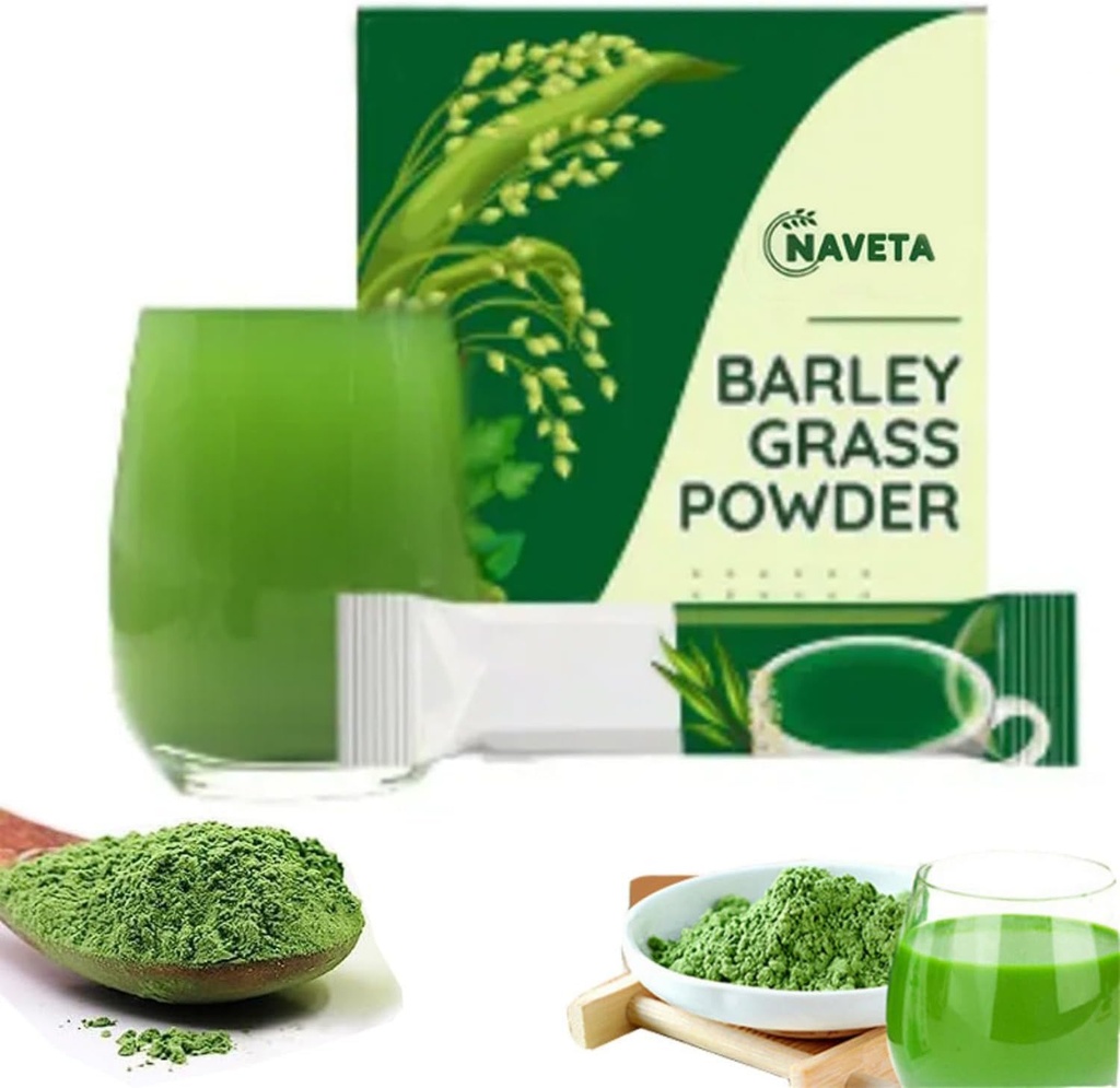 Polvere di erba di orzo di Naveta 100% puro & organico, polvere di succo di orzo organico puro di Naveta Giappone, 20 confezioni/Box (40 confezioni)