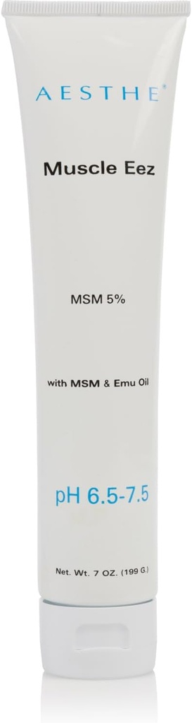 Gel di recupero muscolare EEZ Joint & Muscle - Gel rilassante con 5% MSM & Emu olio per il benessere - Formula botanica naturale con Aloe Vera - Gel terapeutico per muscoli, articolazioni, strains - 7 oz