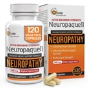 Platinum Health Alpha Lipoic Acid per Neuropathy Nerve Pain Support, Supplemento, B Vitamins, L Arginina, All Natural Maximum Strength Neuropaquell for Discomfort in Piedi, Mani, Toes, 120 capsule,800mg