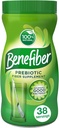 Polvere di supplemento di fibra alimentare prebiotica giornaliera Benefiber per la salute digestiva, 100% naturale, chiaro e privo di gusto, 38 porzioni / 5.4 once