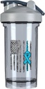 Consapevolezza del cancro della prostata America Bandiera 18 Ounce Shaker Bottiglia Bere Mixer Leak-proof Pre Workout Protein Shakes Meal Sostituzione Shakes Bottiglie 500ML/18 Oz Grigio