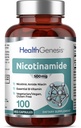 B-3 Nicotinamide 500 mg 100 Vcaps - Nicotinic Amide Niacin Natural Flush-Free Vitamin Formula - Supporta la salute delle cellule della pelle