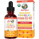 MaryRuth Organics Vitamin D3 | Vitamina K2 | Vitamina D3 K2 Gocce | K2 D3 Integratore Liquido Vitamina per Bambini | Supplemento bambini per l'assorbimento di calcio Ossa forti | Vegan | Gluten Free | 1 Fl Oz