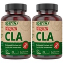 DEVA Vegan Vitamins Acido linoleico coniugato (CLA), da Olio di Safflower non OGM, 90 capsule, 1-Pack