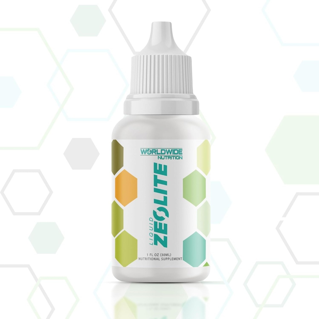 In tutto il mondo Nutrition Liquid Zeolite Drops - Zeolite Cleanse Your Immune System - Natural Energy and Gut Health Supplement - promuove pH Balance - 1 fl oz (60 Serve per Contenitore)