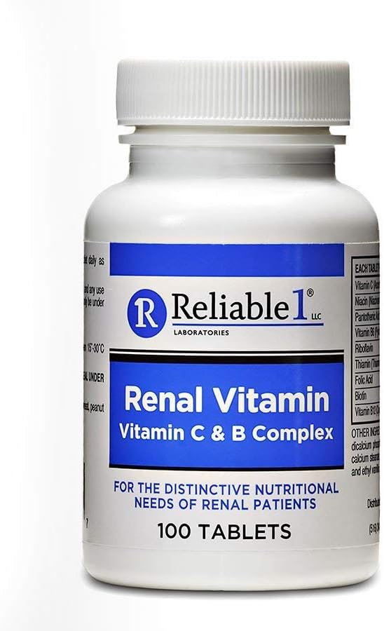 Affidabile 1 Complesso di vitamina C & B Renale (2 bottiglie)