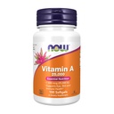 NOW Integratori, Vitamina A (Fish Liver Oil) 25.000 UI, Nutrizione Essenziale, 100 Softgels