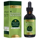 Go Nutrients Immune Booster – Liquid Herbal Support con Echinacea, Goldenseal & Usnea - 7 in 1 Rafforzare la difesa per adulti e bambini | 2 oz Tincture (48 Serve) per la difesa naturale & Wellness