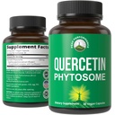 Picco Performance Ultra Pure Quercetin Phytosome Vegan Capsule - Rich Sophora Japonica Estratto per Max Absorption Now. Made in Italy