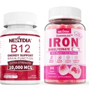 Gommie riempite di ferro 26mg+ Vitamina B12, Methylcobalamin 10000 mcg compresse