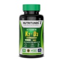 Vitamina D3 K2–5000 IU D3 & 100 mcg K2 MK-7 – Supporta Bone, Cuore e Salute Immune – K2 D3 Integratore Vitamina – 120 Softgels, alimentazione di 4 mesi