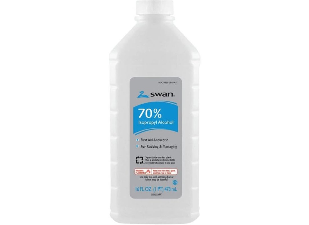 Vi-Jon Swan Isoprophyl Alcol, 70% 16 Fl Oz