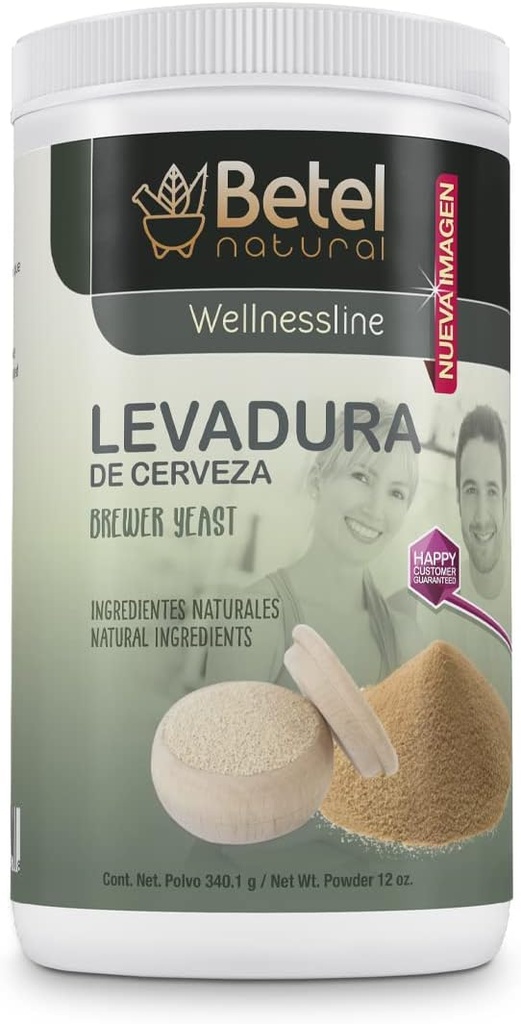 Levadura de Cerveza Polvo | Brewers Yeast Powder di Betel Natural | Healthy Source of B Vitamins and More | Debittered - 12 once